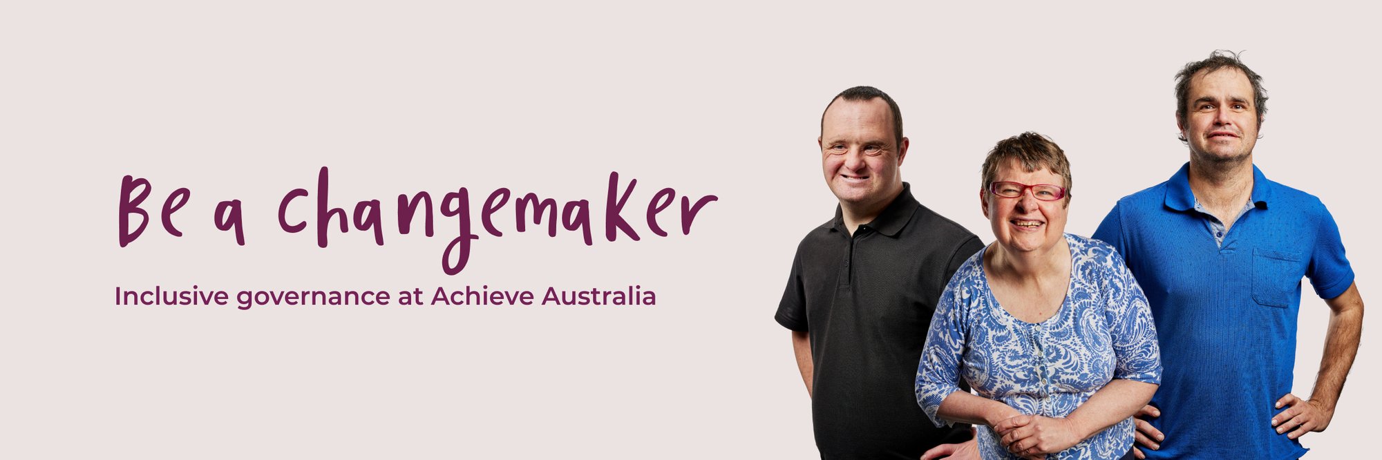 Be a changemaker header Be a changemaker header