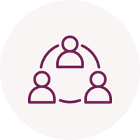 3 people with lines connecting each