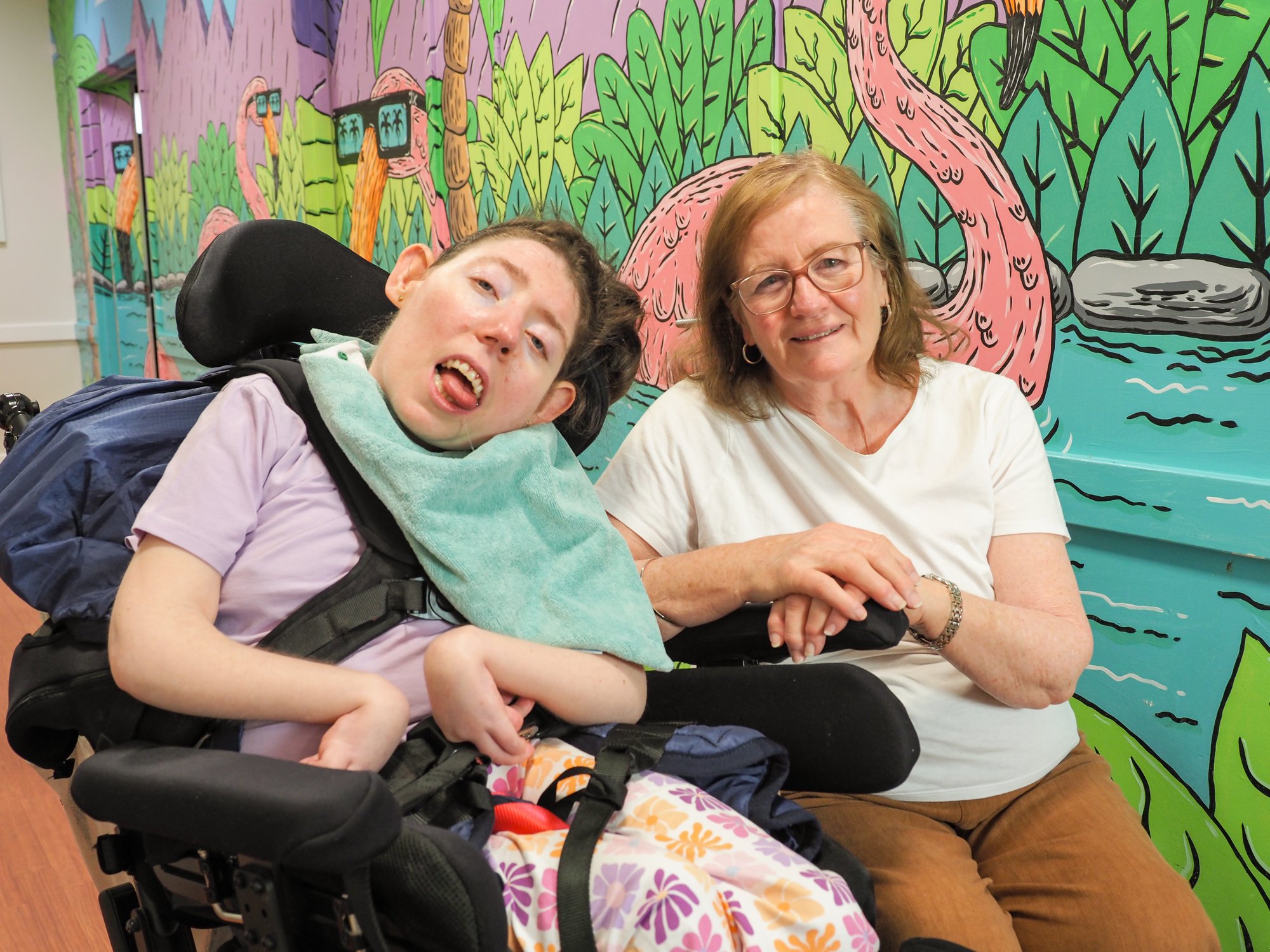 mother and daughter at summer hill house