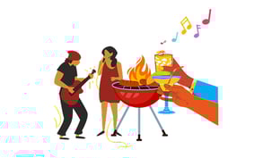 BBQ and music