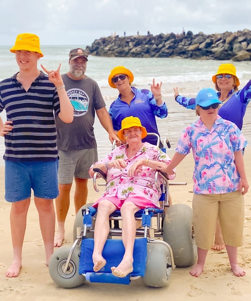 Participants and support workers at True North