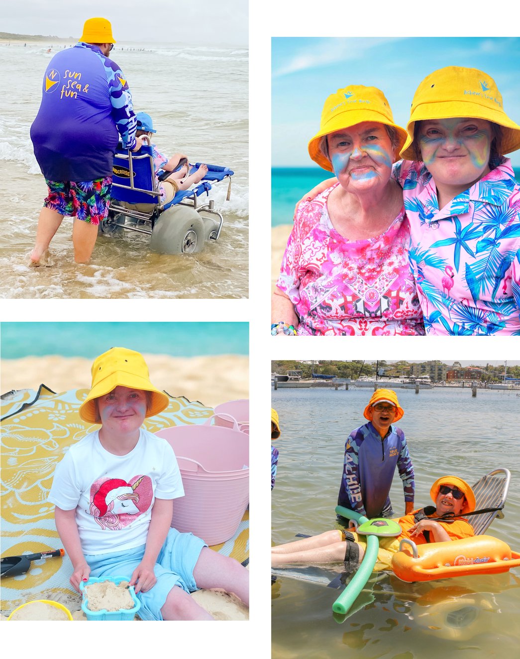 Photogrid of participants and staff at True North