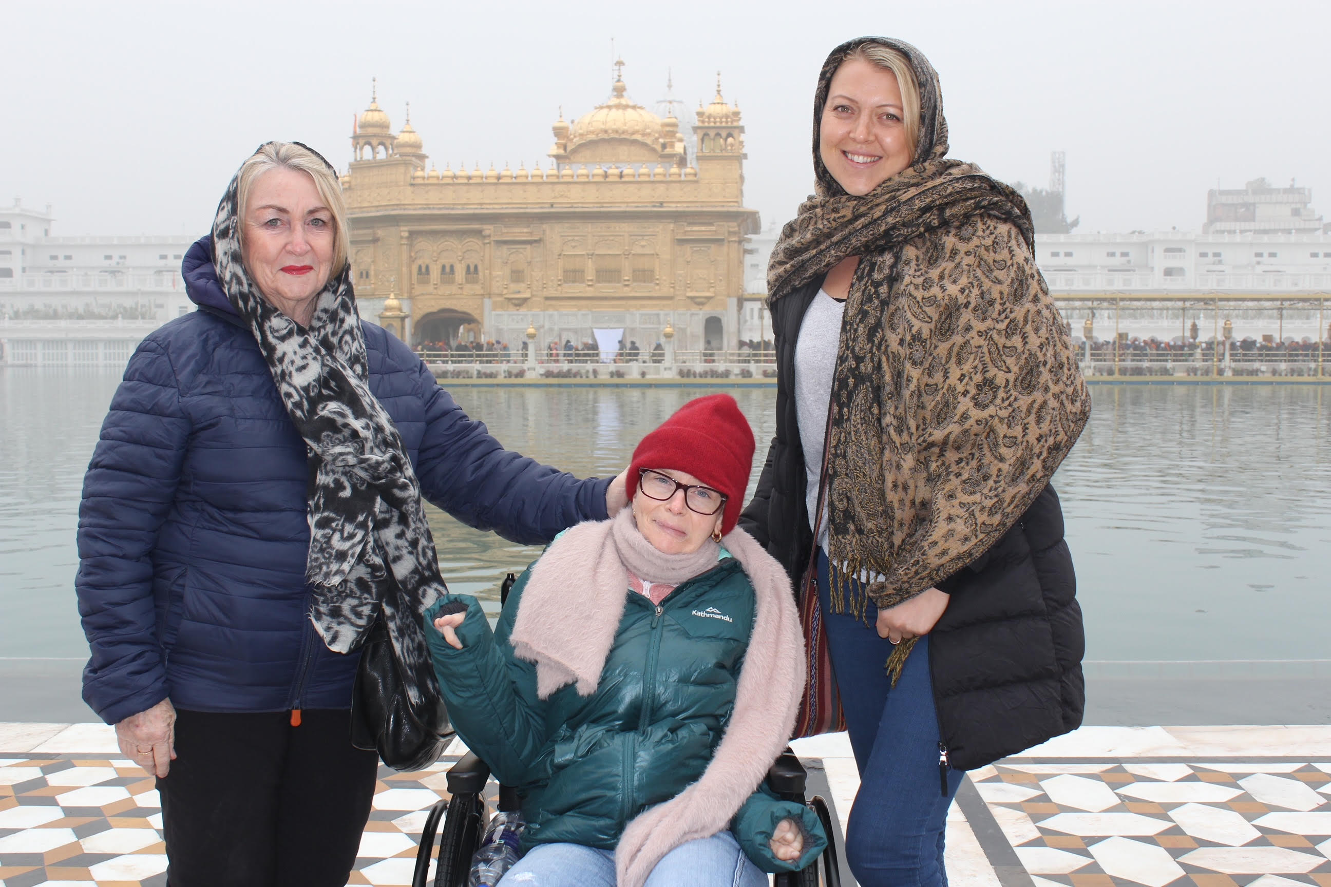 Fiona on her travels