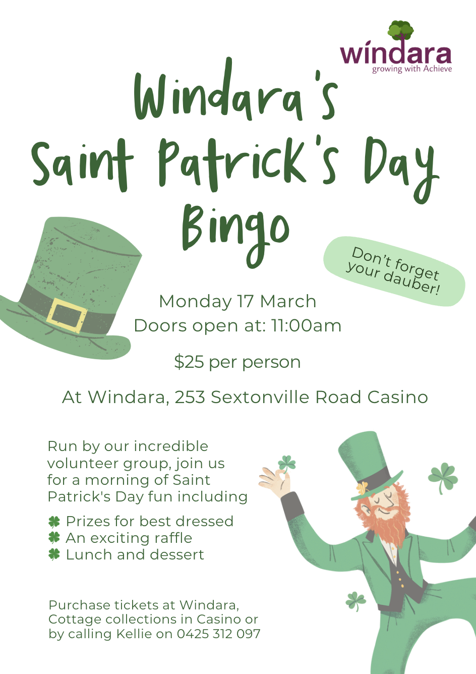 St Patricks day bingo
