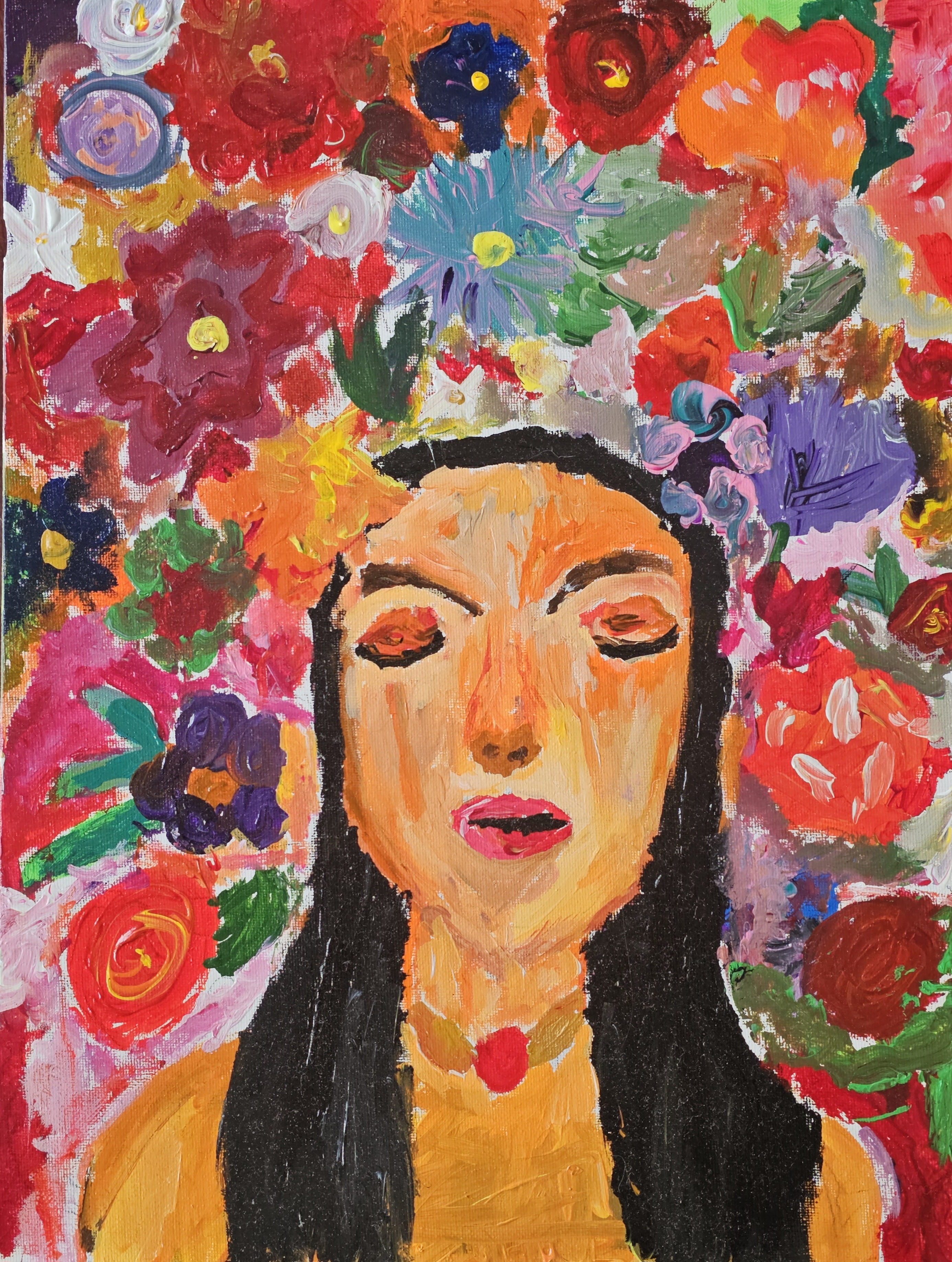 A beautiful bloom on the outside, but a silent storm of realities within